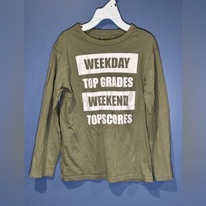 Set Of 2 Tops Long Sleeve Different Brands For Boys Size M / 8